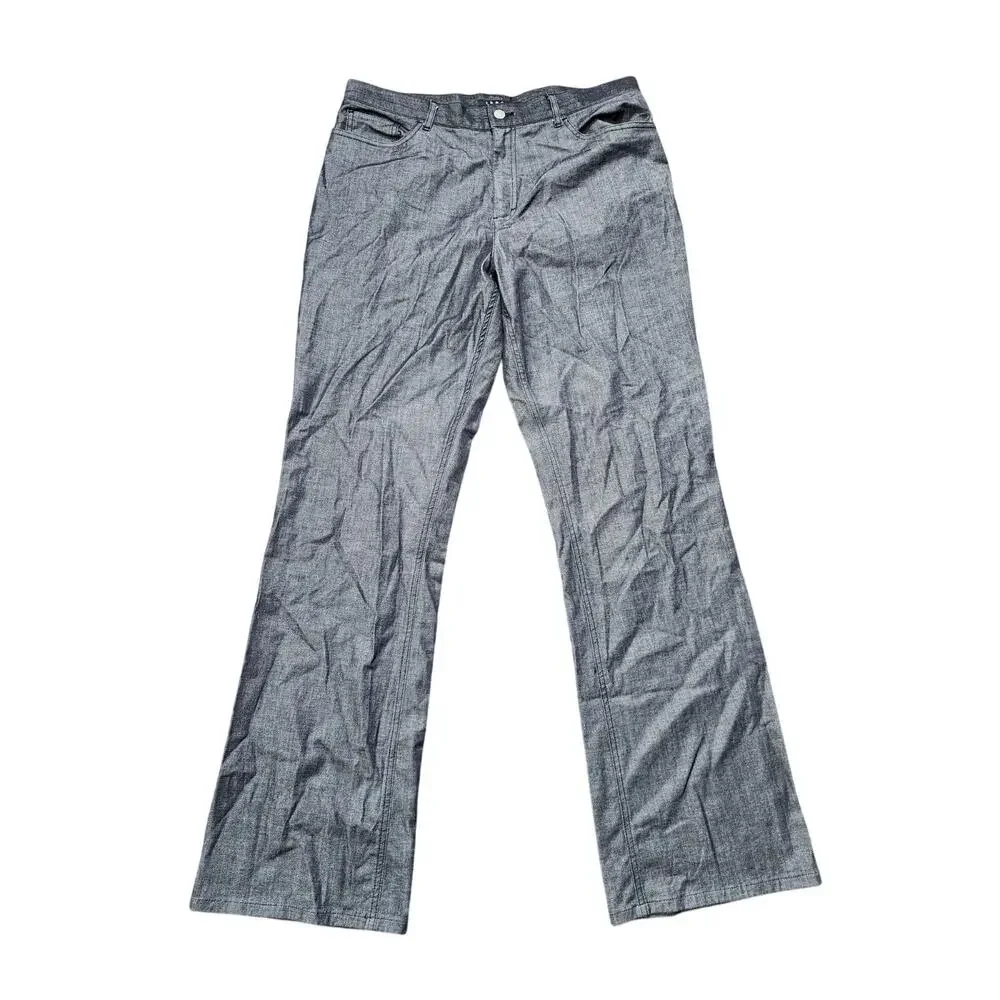 Theory Men's‎ Dress Pants Size 38 x 34 Gray Wool Blend Career